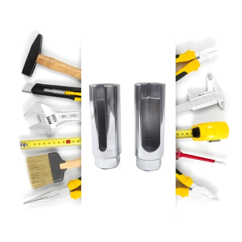 Profesionāla hroma-vanādija tērauda uzgriežņu atslēgas ligzda 22 mm 1/2 collu sprūdrata E65B