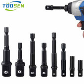 3/8 buc. adaptor manșon din oțel crom vanadiu cheie tubulară instrument de conversie tijă de foraj extinsă set de găurit hexagonal instrument electric