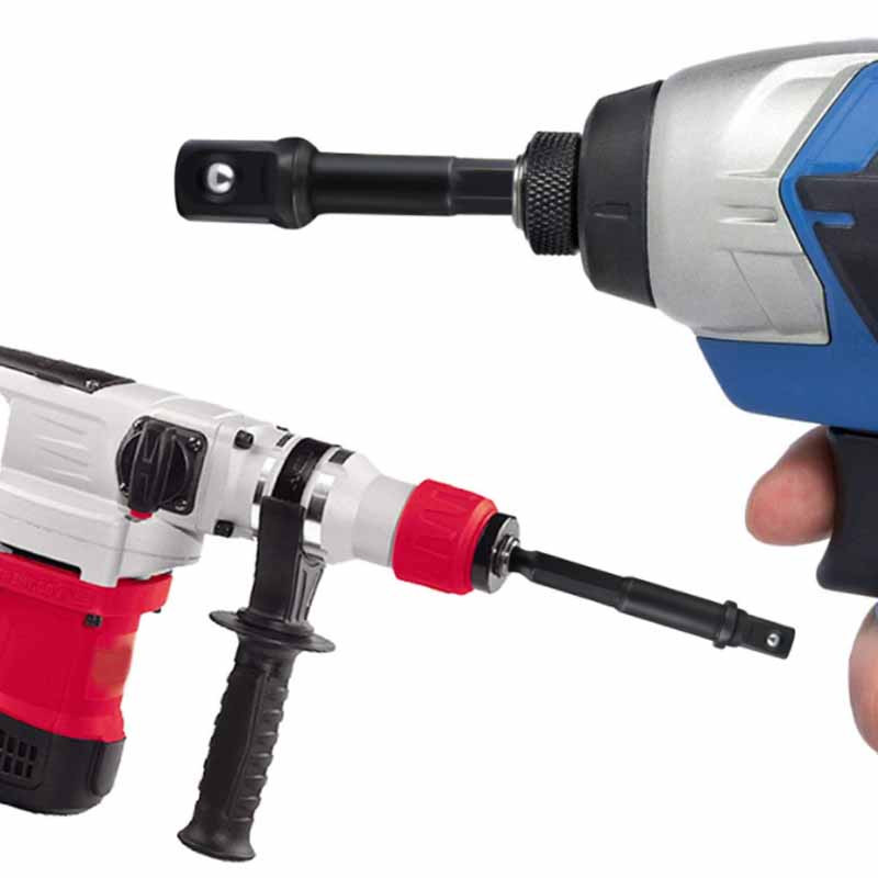 3/8 buc. adaptor manșon din oțel crom vanadiu cheie tubulară instrument de conversie tijă de foraj extinsă set de găurit hexagonal instrument electric