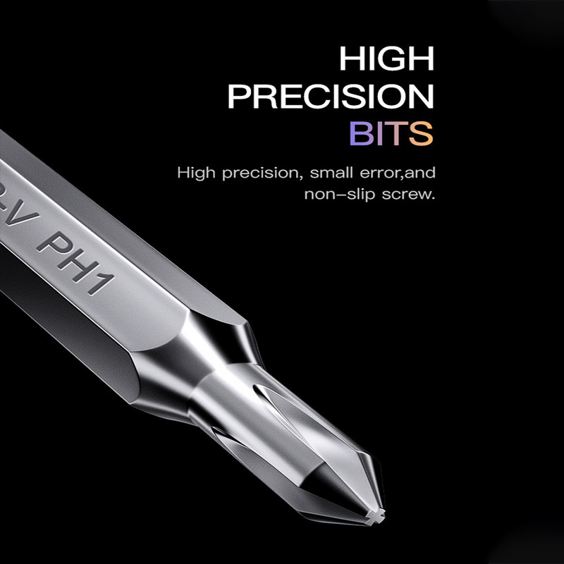 32-ühes multifunktsionaalne täppiskruvikeeraja komplekt Ventilaatori telefonikell Sülearvuti prillide remonditööriistade komplekt Magnetiline kruvikeeraja pea