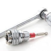 Reguliuojamas universalus gręžimo lizdų rinkinys reketinio veržliarakčio įrankių rinkinys Gręžimo lizdai, skirti automobilio remontui namuose