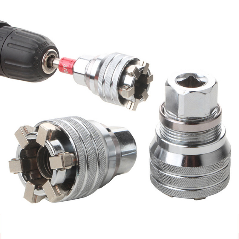 Reguliuojamas universalus gręžimo lizdų rinkinys reketinio veržliarakčio įrankių rinkinys Gręžimo lizdai, skirti automobilio remontui namuose