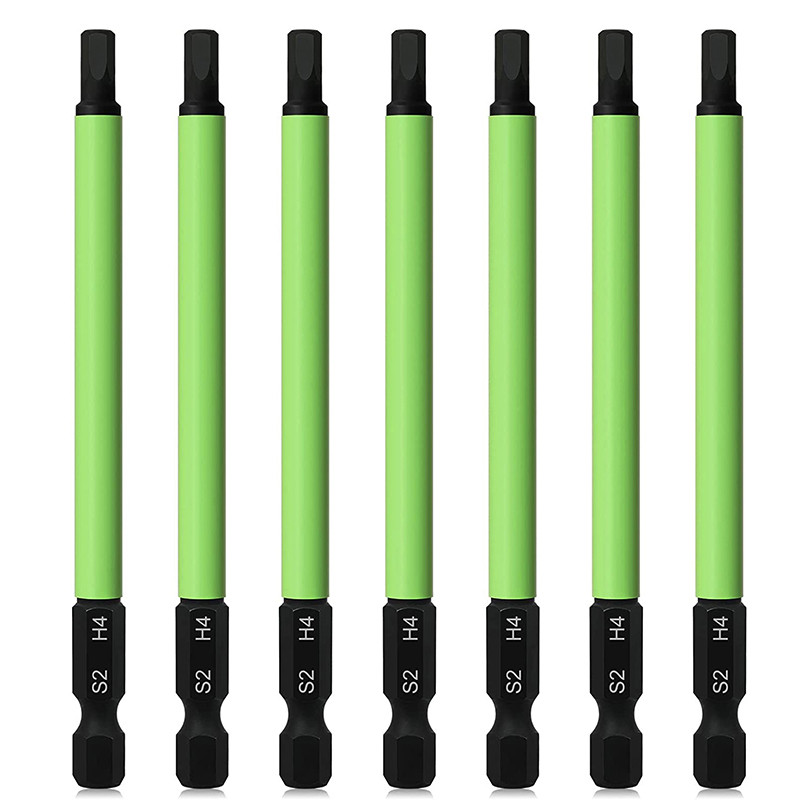 7 gab. 100 mm sešstūra uzgriežņu atslēgas urbja uzgaļu komplekts Metric sešstūra uzgaļu komplekts 1/4 collas kāta magnētiskais sešstūra atslēgas sešstūra skrūvgrieža uzgaļi