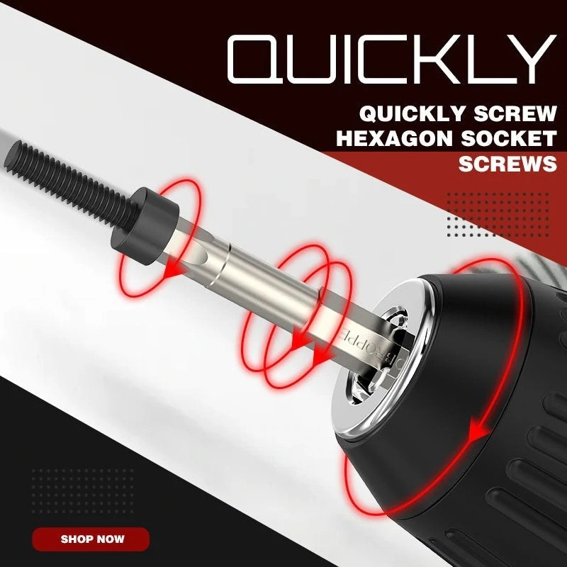 8 komada S2 čelični magnetni šesterokutni set bitova 1/4 inča šesterokutni set odvijača Set bitova 50 mm duljine H1.5-H8