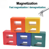 2-ühes magnetkruvikeeraja koos magnetiseerimis- ja demagnetiseerimistööriistaga, kiire ja tõhus professionaalne partiipeaga kruvikeeraja
