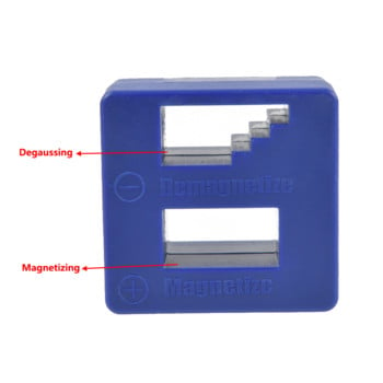 Магнитна отвертка 2 в 1 с инструмент за намагнитване и размагнитване, бърза и ефективна професионална отвертка с партидна глава