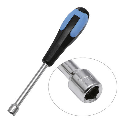 Jauns 7 mm CR-V tērauda uzgriežņu atslēgas sešstūra uzgriežņu remonta roktura rīks