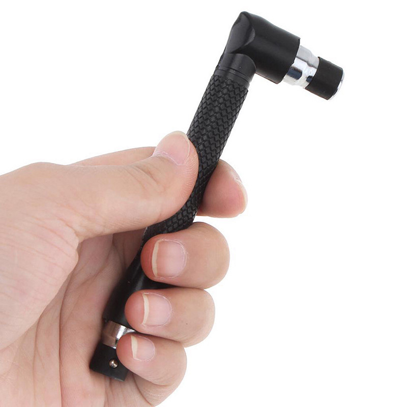 19 db mini dugókulcs 1/4 hüvelykes 6,35 mm-es csavarhúzó bitek, kettős fejű, L alakú összekötő rúd kézi javítószerszámkészlet