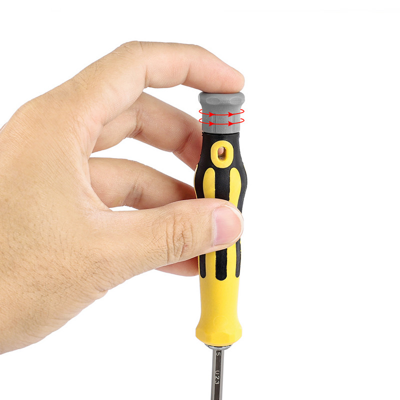 7 db-os csavarhúzó készlet biztonsági szabotázsbiztos mágneses csavarhúzó fúrófej Ötszögletű Torx csavarhúzó bitek lapos fejű kéziszerszámok