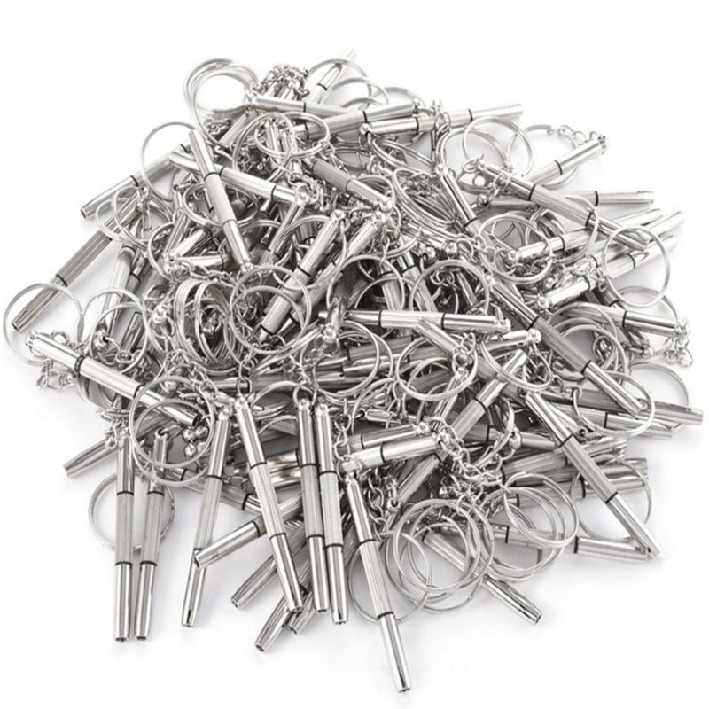 Kaasaskantav 3-ühes kruvikeeraja prillid päikeseprillid käekella remont kruvikeeraja komplekt võtmehoidja roostevabast terasest mini kruvikeeraja käsitööriistad