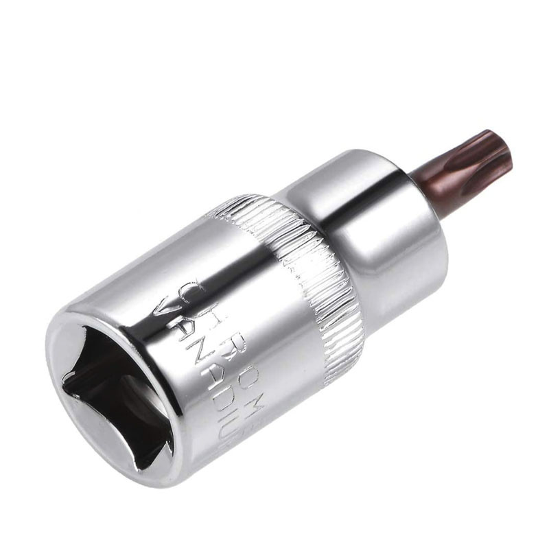 2 τεμ. Μονάδα δίσκου 1/2 ιντσών T20 T25 T30 T35 T40 T45 T50 T55 Torx Bit Socket S2 Steel Μήκος 55mm
