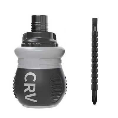 Mini Ratchet Screwdriver CRV Steel Screwdrivers Right Ρυθμιζόμενο Μήκος Σετ κατσαβιδιών με εγκάρσια σχισμή Εργαλείο επισκευής διπλής χρήσης