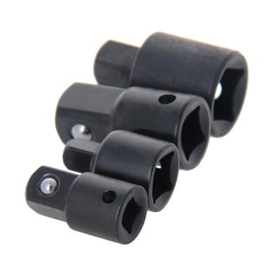 1 set de adaptor pentru convertizor cu clichet priză neagră Reductor 3/8" la 1/4" 1/4" la 3/8" 3/8" la 1/2" 1/2" la 3/8" Toate cele 4 modele x1buc/model