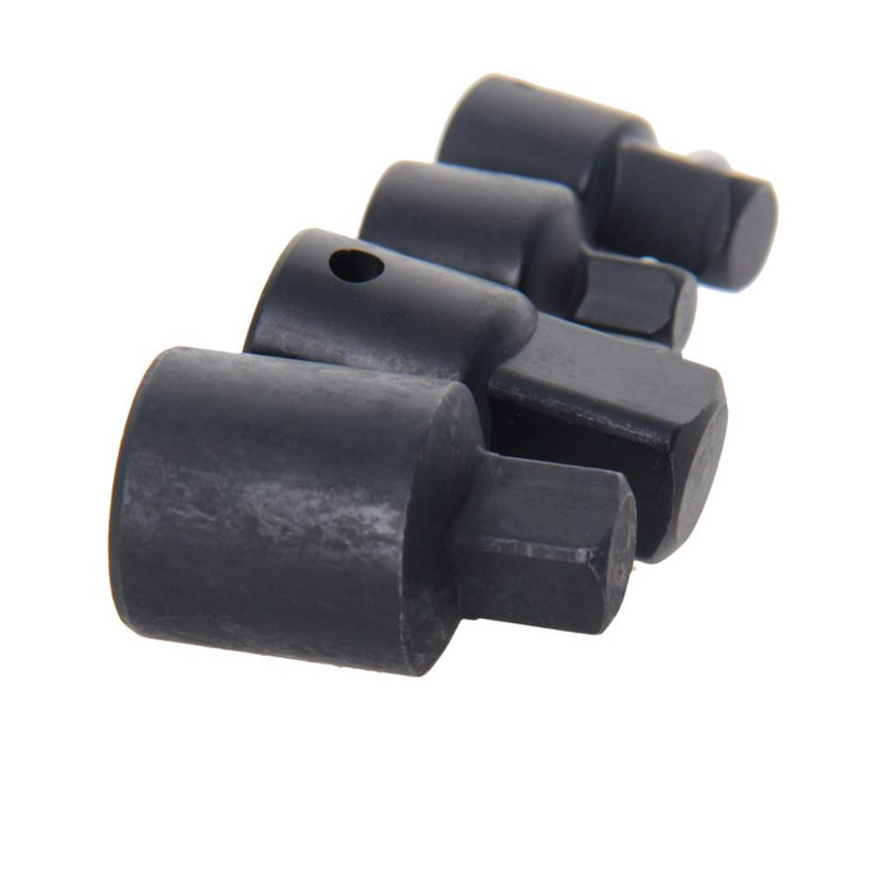 1 set de adaptor pentru convertizor cu clichet priză neagră Reductor 3/8" la 1/4" 1/4" la 3/8" 3/8" la 1/2" 1/2" la 3/8" Toate cele 4 modele x1buc/model