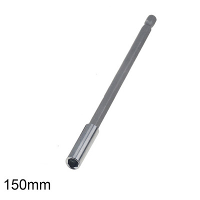 1 ΤΕΜ 60mm 75mm 100mm 150mm 1/4" Εξάγωνο στέλεχος ράβδος μακριά λαβή κατσαβίδι θήκη μύτης γρήγορης αλλαγής προέκταση εργαλείων χειρός
