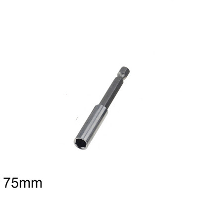 1 ΤΕΜ 60mm 75mm 100mm 150mm 1/4" Εξάγωνο στέλεχος ράβδος μακριά λαβή κατσαβίδι θήκη μύτης γρήγορης αλλαγής προέκταση εργαλείων χειρός