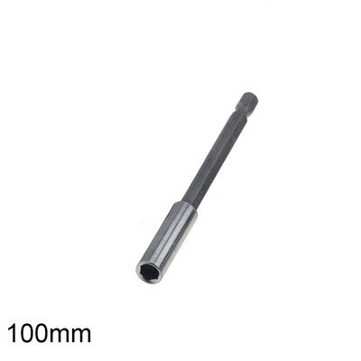 1 ΤΕΜ 60mm 75mm 100mm 150mm 1/4" Εξάγωνο στέλεχος ράβδος μακριά λαβή κατσαβίδι θήκη μύτης γρήγορης αλλαγής προέκταση εργαλείων χειρός