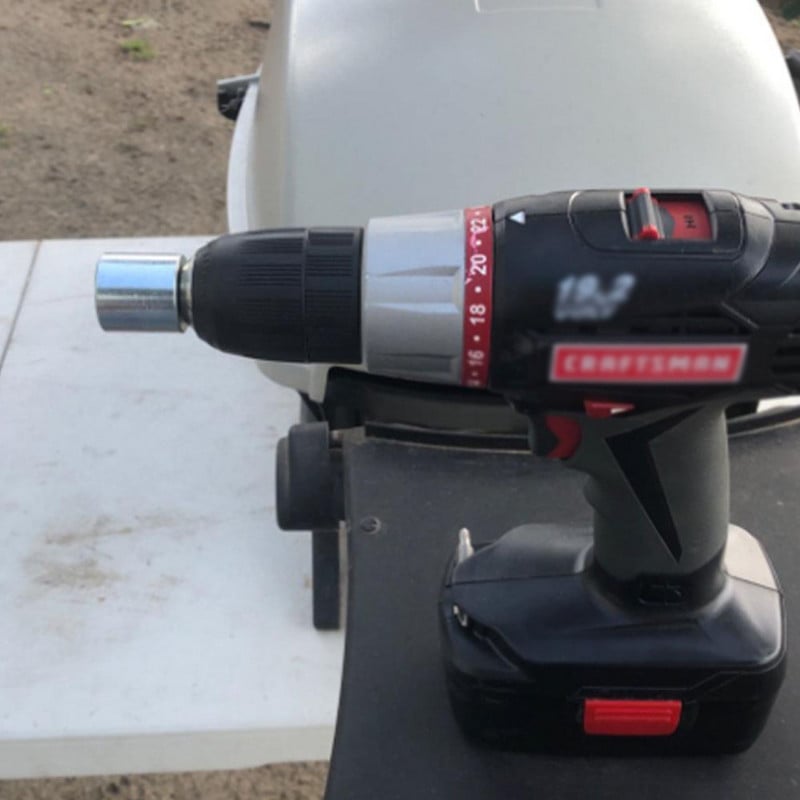 4 gab šķērveida domkrata urbjmašīnas adapteris 3/4'' sešstūra piedziņas domkratiem 3/8'' vai 1/2'' elektriskā urbjmašīna