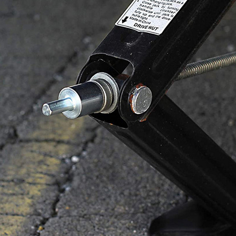 4 gab šķērveida domkrata urbjmašīnas adapteris 3/4'' sešstūra piedziņas domkratiem 3/8'' vai 1/2'' elektriskā urbjmašīna