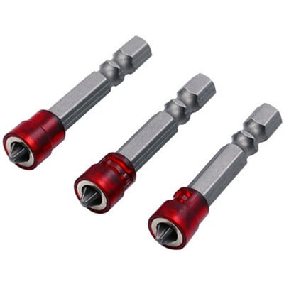 Bit de șurubelniță magnetică PH2, cu cap încrucișat, 1/4 inch, cu tijă hexagonală, inel pentru suport pentru șurubelniță pentru casa de lucru Kit de șurubelniță electrică