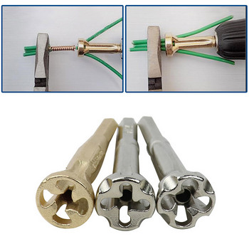 Electrical Twist Wire Tool 2~5 Hole Electrician Universal Automatic Twisting Wire stripping Double Machine Connector