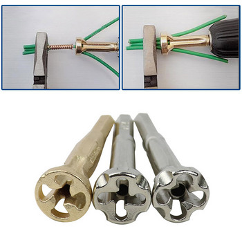 Електрически инструмент за усукване на тел 2~5 дупки Електротехник Универсален конектор за машина за удвояване на автоматична усукваща тел за оголване