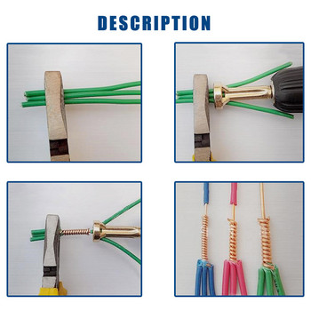 Electrical Twist Wire Tool 2~5 Hole Electrician Universal Automatic Twisting Wire stripping Double Machine Connector