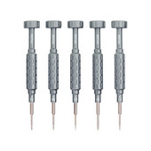 REFOX RS-1 täppiskruvikeeraja komplekt Kumer rist Torx T2 Y0.6 Pentalobe Phillips telefoni tahvelarvuti kella parandamise avamise tööriist