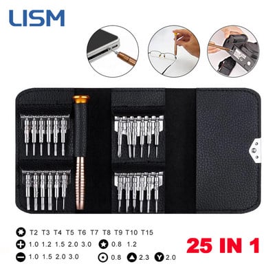 Set de biți de șurubelniță de precizie Torx, 25 de buc