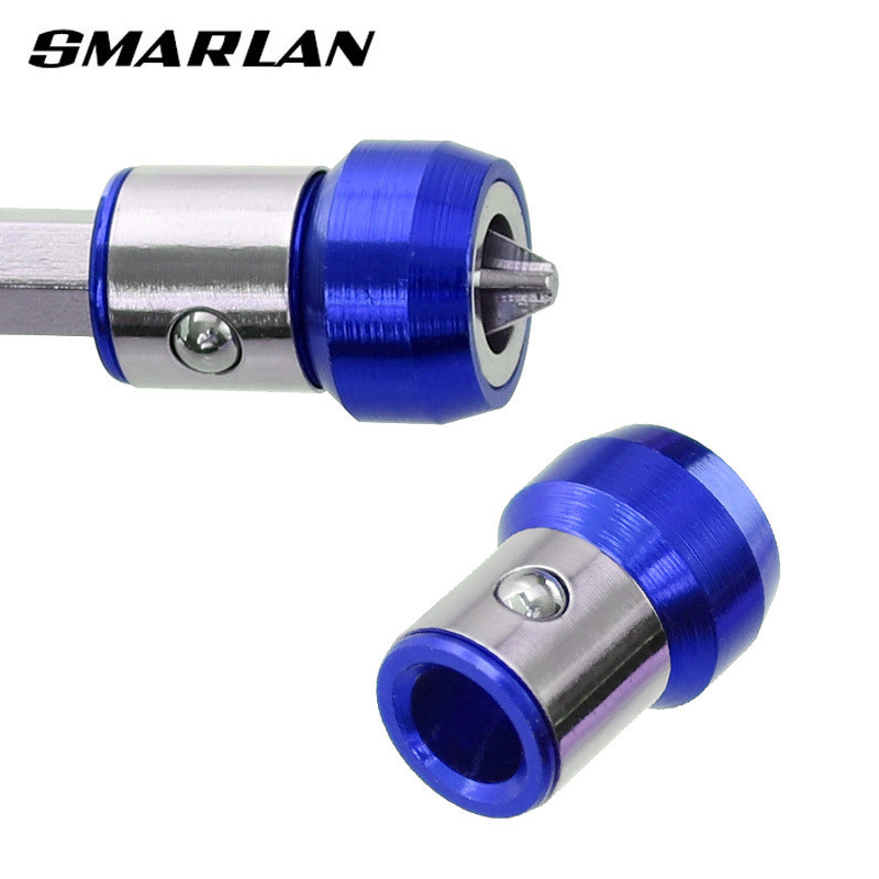 4 gab./komplektā Magnētiskā uzgaļa turētājs sakausējums Elektriskā magnētiskā gredzena skrūvgrieža uzgalis Pretkorozijas spēcīgs magnētētājs Phillip Drill Bit