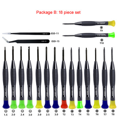 WOZNIAK kalakaalu käepideme kruvikeeraja hooldus demonteerimistööriistad iPhone'i jaoks Android telefoni kellad kellad lahtivõtmise tööriistakomplekt