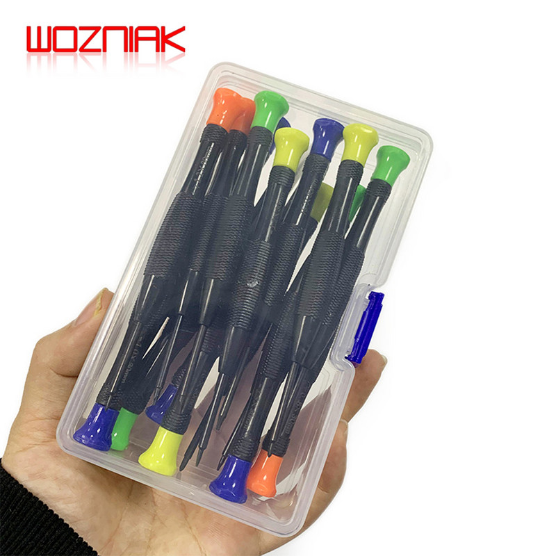 WOZNIAK kalakaalu käepideme kruvikeeraja hooldus demonteerimistööriistad iPhone'i jaoks Android telefoni kellad kellad lahtivõtmise tööriistakomplekt