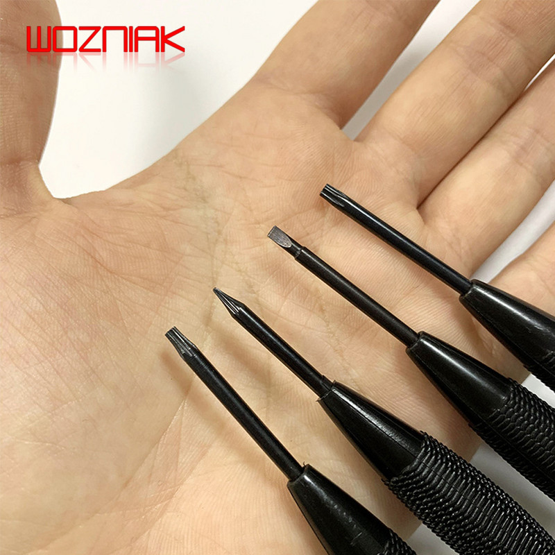 WOZNIAK kalakaalu käepideme kruvikeeraja hooldus demonteerimistööriistad iPhone'i jaoks Android telefoni kellad kellad lahtivõtmise tööriistakomplekt