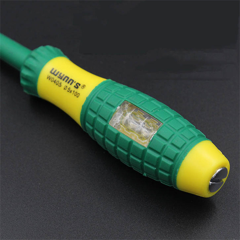 Professzionális elektromos teszter toll 220V csavarhúzó teljesítmény érzékelő szonda Ipari feszültség teszt toll 4x75mm 5x100mm 6x125mm