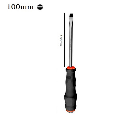 1 db hornyos kereszt csavarhúzó 100/125/150 mm-es mágneses 6 mm-es hegyű kalapálható többfunkciós kézi kézi szerszámok javításához