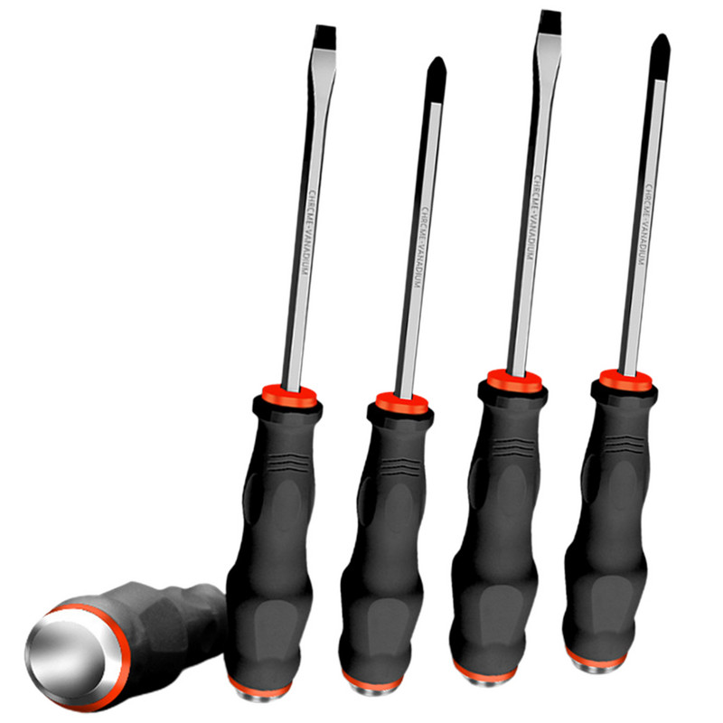 1 db hornyos kereszt csavarhúzó 100/125/150 mm-es mágneses 6 mm-es hegyű kalapálható többfunkciós kézi kézi szerszámok javításához