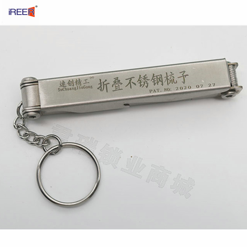 11 viename remonto šaltkalvio įrankiai Sulankstomos šukos nerūdijančio plieno namų spynų atidarytuvo įrankiai