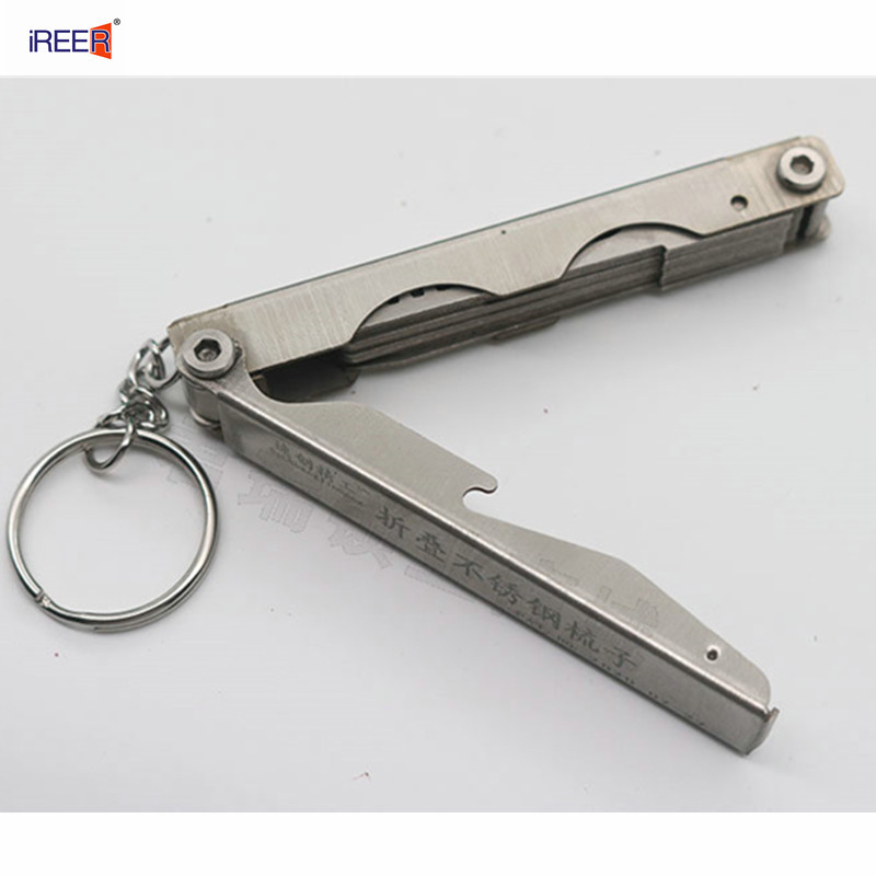 11 viename remonto šaltkalvio įrankiai Sulankstomos šukos nerūdijančio plieno namų spynų atidarytuvo įrankiai