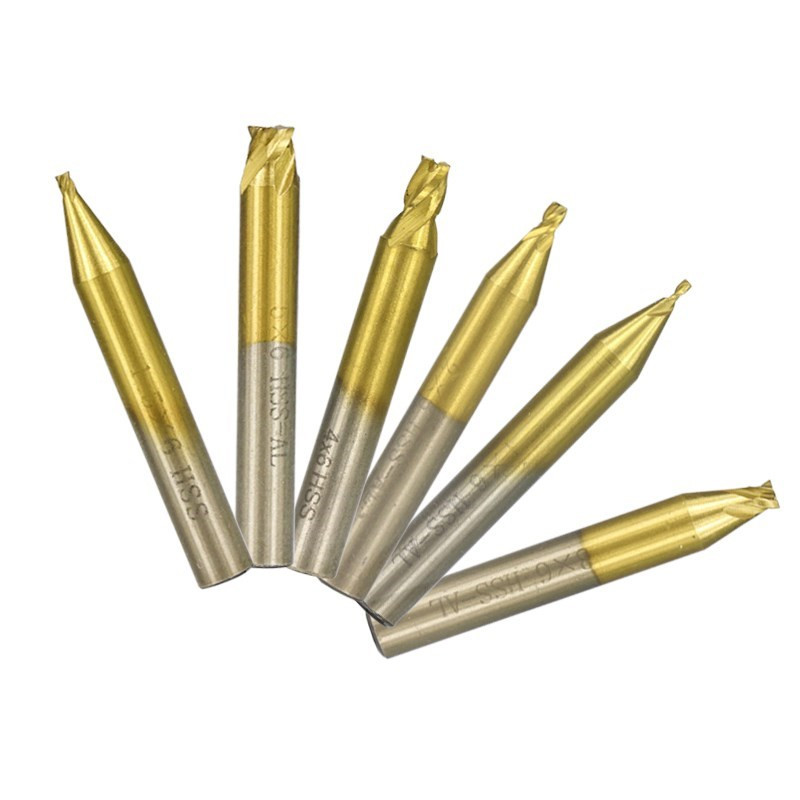 XCAN 1 tk 6 mm varrega Ti-kattega HSS vertikaalse võtmega masinalõikurid ukse auto võtmelõikuri masina osade võtmete valmistaja Lukksepa tööriistad 1.0-5.0