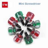 Mini csavarhúzó bit hordozható retekfej hornyolt/Phillips csavarhúzó átlátszó nyelű precíziós javító kéziszerszámok PC-hez