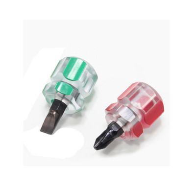 Mini csavarhúzó bit hordozható retekfej hornyolt/Phillips csavarhúzó átlátszó nyelű precíziós javító kéziszerszámok PC-hez