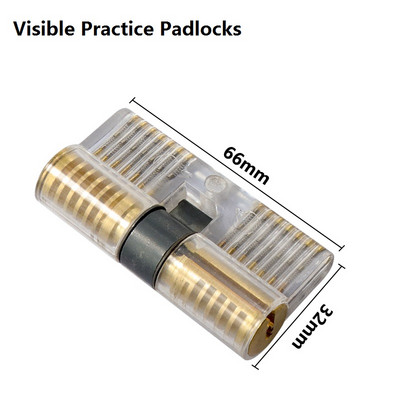 XCAN 12db lakatos kéziszerszámok kellékek zár csákány készlet látható gyakorlat lakat