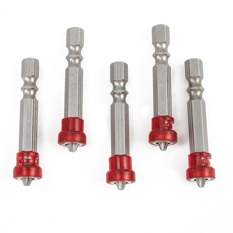 Terasest 1/5 tk kruvikeeraja otsikud 1/4 tööriista 1/4 tolli 2 tolli 50 mm elektriline ühepealine kipsplaat kipsplaadi kuuskantvarre jaoks