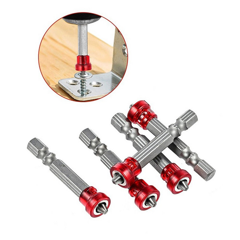 Terasest 1/5 tk kruvikeeraja otsikud 1/4 tööriista 1/4 tolli 2 tolli 50 mm elektriline ühepealine kipsplaat kipsplaadi kuuskantvarre jaoks