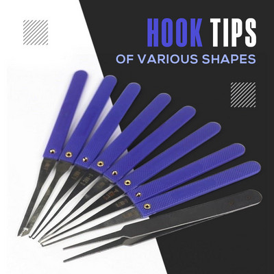 Mintiml® Komplet za rastavljanje slomljenog ključa Set bravarskih alata Uzimanje slomljenih ključeva Lako van brave Paket alata za popravak zaključavanja