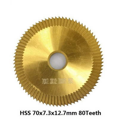XCAN 1db 60/70mm 60 80 100 fogú, kétoldalas HSS kulcsos gépi fűrészlap autókulcsvágó géphez, illeszthető a 238BS 100E1-re