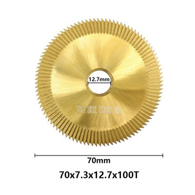 XCAN 1db 60/70mm 60 80 100 fogú, kétoldalas HSS kulcsos gépi fűrészlap autókulcsvágó géphez, illeszthető a 238BS 100E1-re