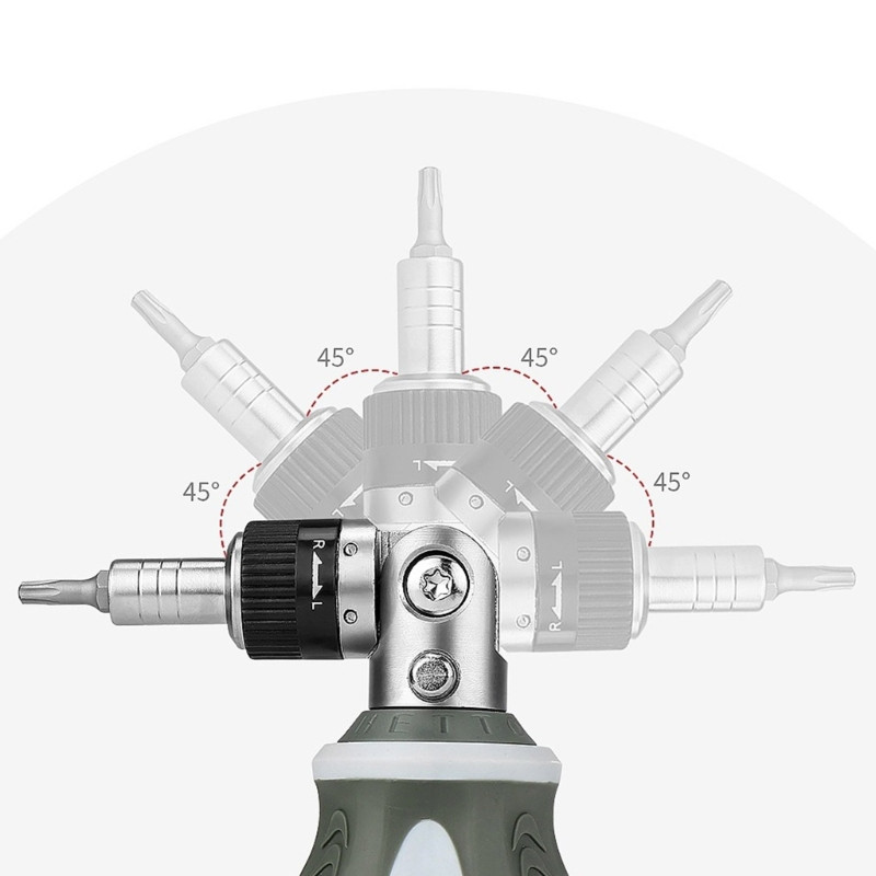 Mini racsnis csavarhúzó Mágneses teleszkópos munkamegtakarító csavarhúzó M89B