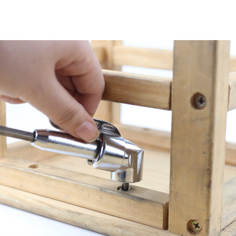 105 fokos szögben hosszabbító csavarhúzó-aljzat Hatszögletű fogantyú Szél-adagtartó Adapter állítható fúvókák