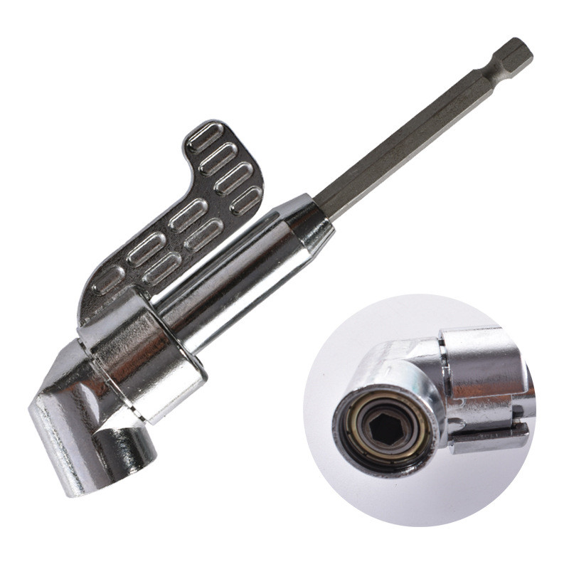 105 fokos szögben hosszabbító csavarhúzó-aljzat Hatszögletű fogantyú Szél-adagtartó Adapter állítható fúvókák